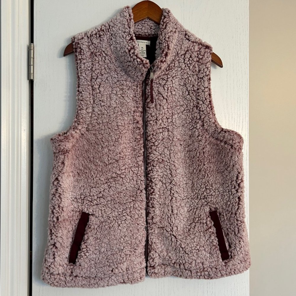 Westbound women's sleeveless zip-up vest, size XL